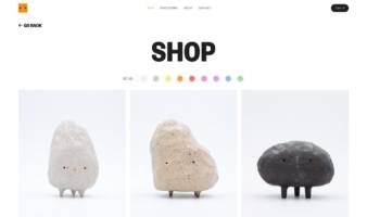 eCommerce website: Monsieur Cailloux